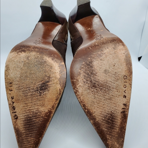 Antonio Melani Brown Suede Leather Women's 7M. - Picture 2 of 8